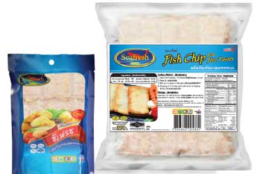 Fish chip with five tastes
